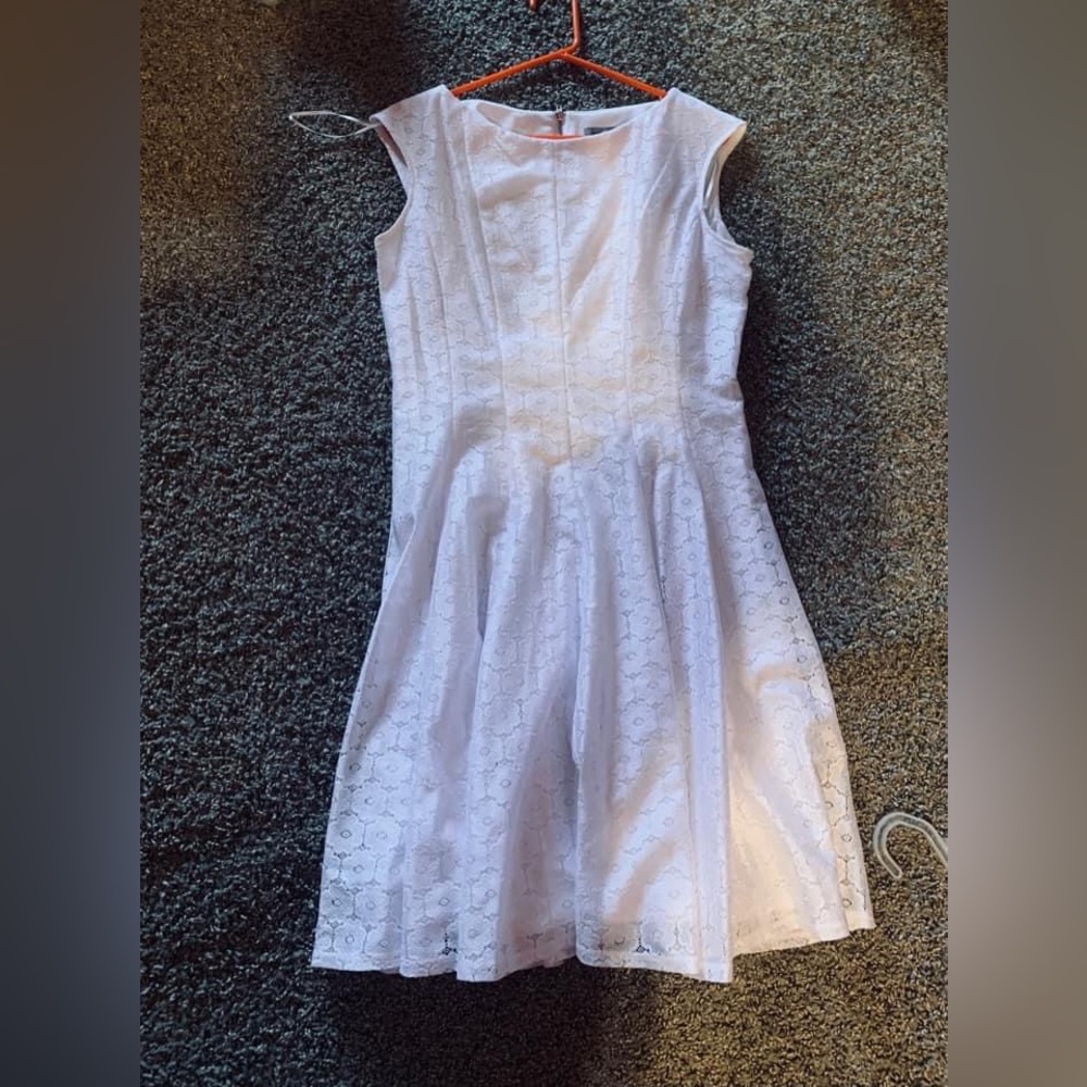 White babydoll dress.